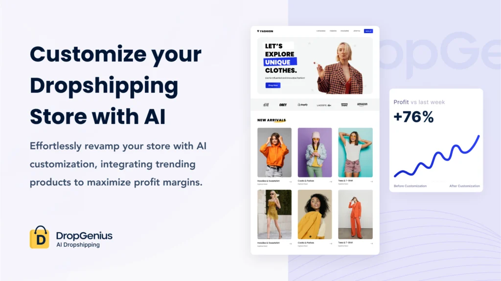 AI powered dropshipping store