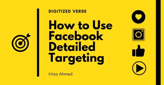 Image showing Facebook's detailed targeting