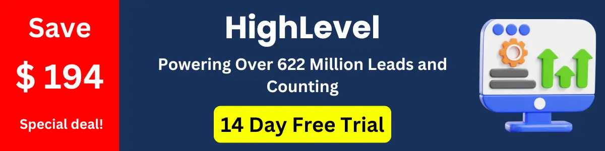 Go Highlevel Try Free Button